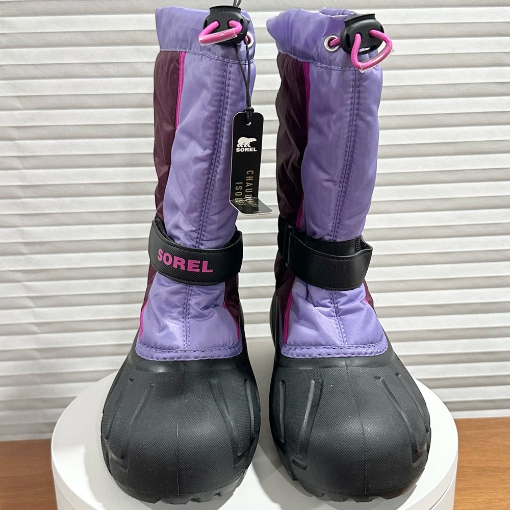 🌸SOREL🌸 Kids' Flurry Waterproof Snow Boot Size: 7 - Picture 6 of 10